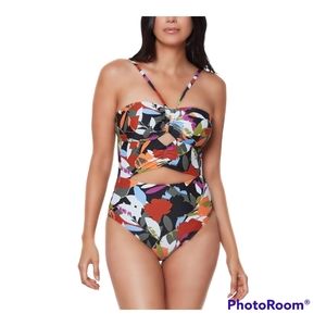 NWOT Bar iii cutout bandeau, XL, multicolored